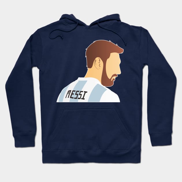 Lionel Messi vector Hoodie by Aldyz